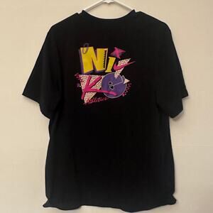 Nike dri fit graphic tee black